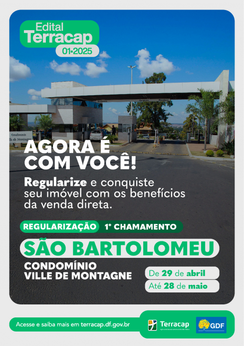 EDITAL 01/2025 - SHSB VILLE DE MONTAGNE: URB-RP 076/20 - 1º CHAMAMENTO