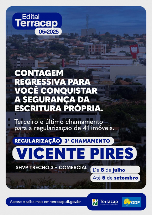 EDITAL 05/2025 - SHVP TRECHO 3 COMERCIAL - 3º CHAMAMENTO