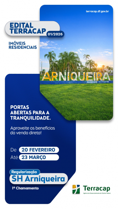 EDITAL  01/2026 - SH ARNIQUEIRA RESIDENCIAL - 1º CHAMAMENTO
